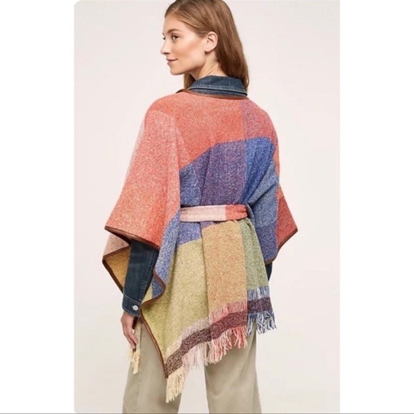 Anthropologie Nomad by Morgan Carper Cardigan Poncho Size M/L - Picture 2 of 10